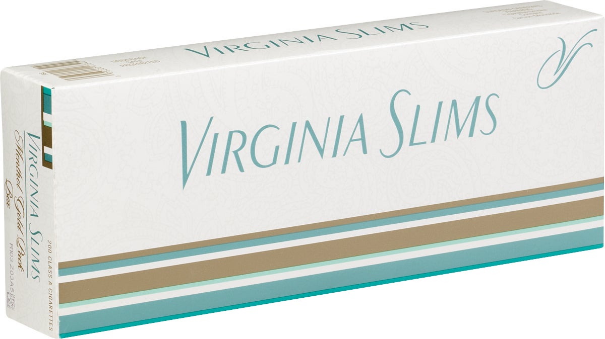 Virginia Slims Menthol Gold 100s Box