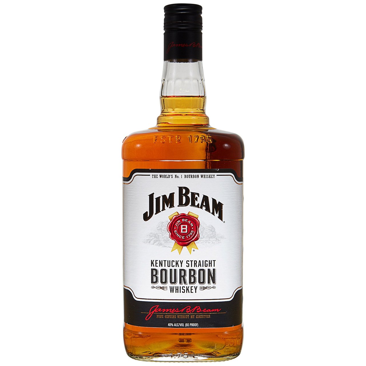 Jim Beam Bourbon Whiskey Kentucky 1.75L