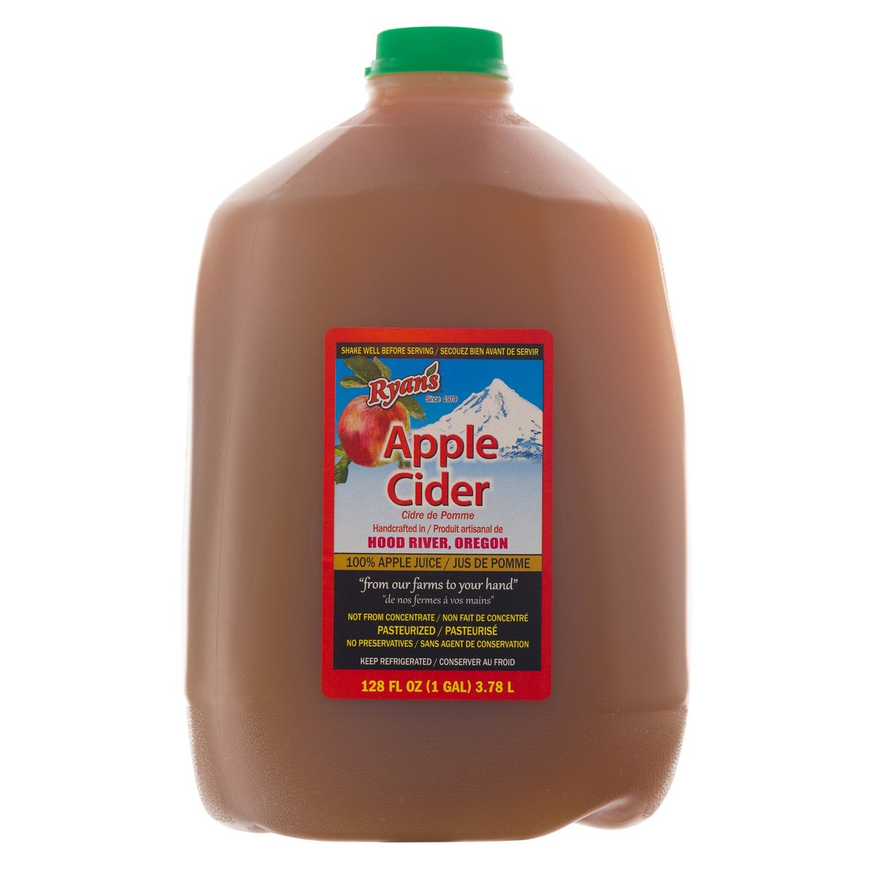 Ryan's Fresh Apple Cider 1 Gallon - Image 1