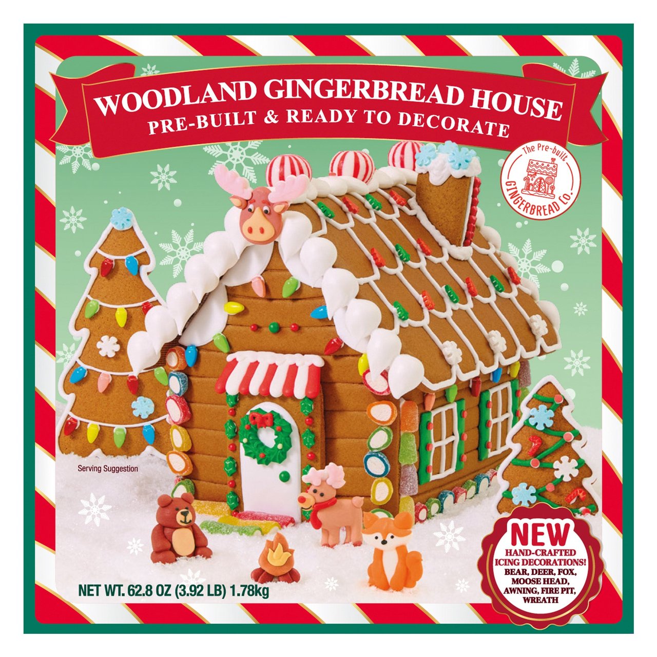 WOODLAND GINGERBREAD HOUSE 62.78 OUNCES - Image 1