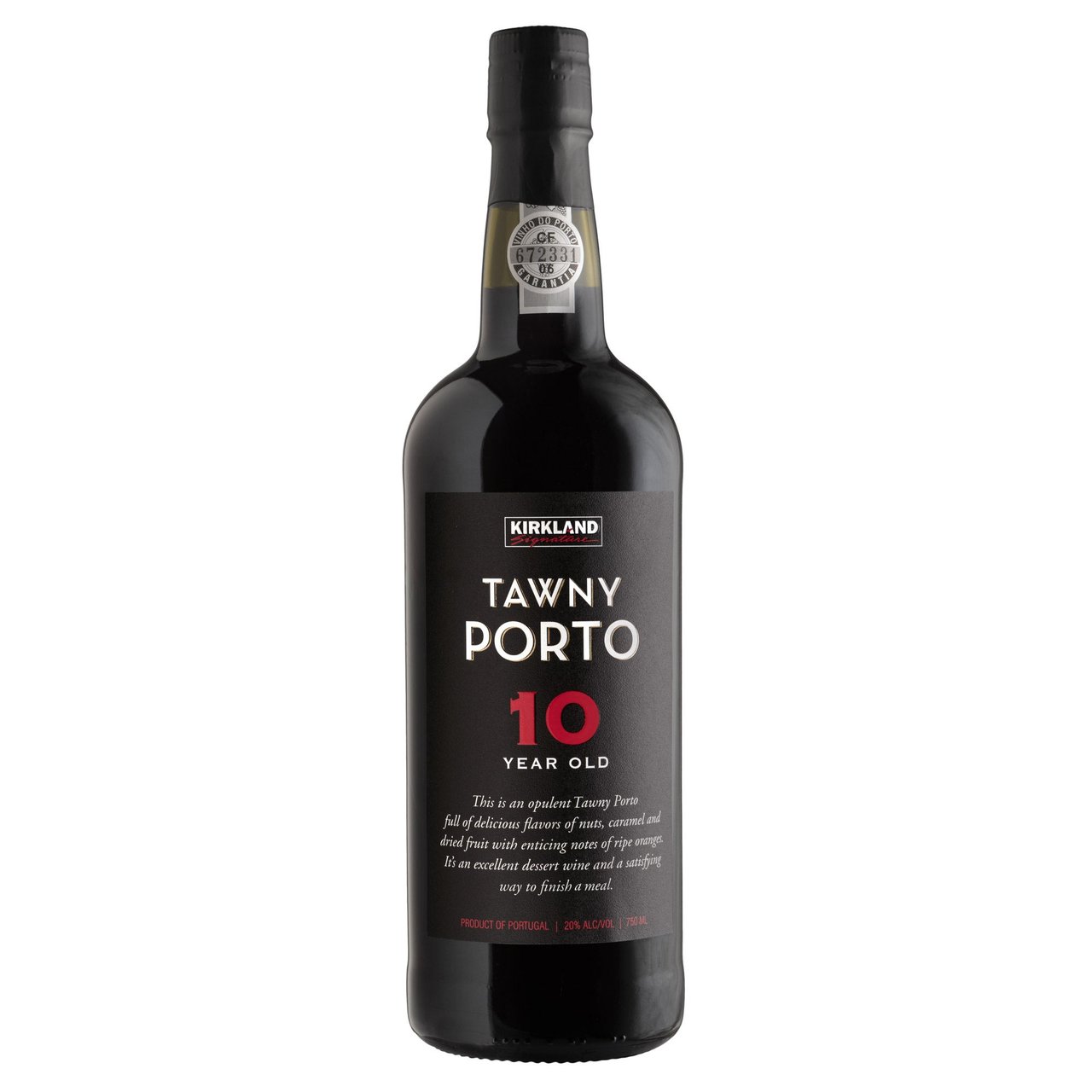 Kirkland Signature 10 Year Old Tawny Port, Portugal, 750ml - Image 1