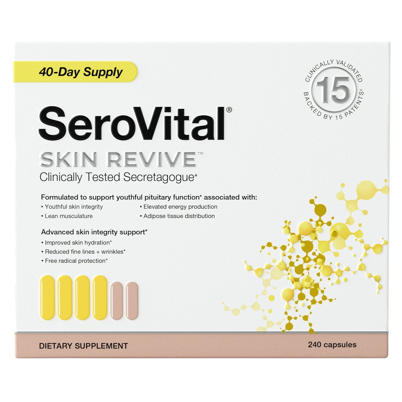 SeroVital Skin Revive Capsules 40 Day Supply - Image 1