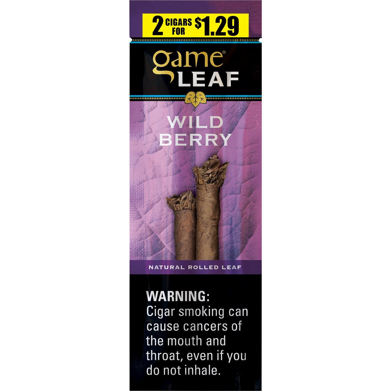 Game Leaf Wild Berry FoilFresh Cigarillos 15ct (2/$1.29 Pre-Priced)
