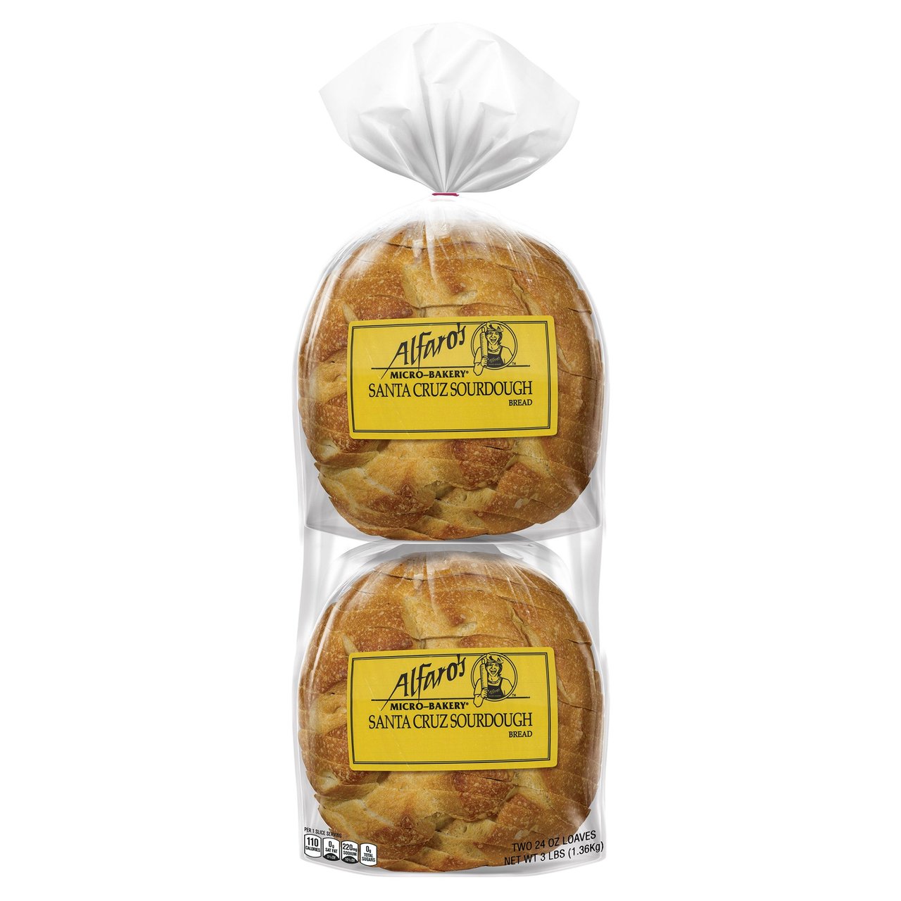 Santa Cruz Sliced Sourdough 2 Pack, 24 Ounces Each - Image 1