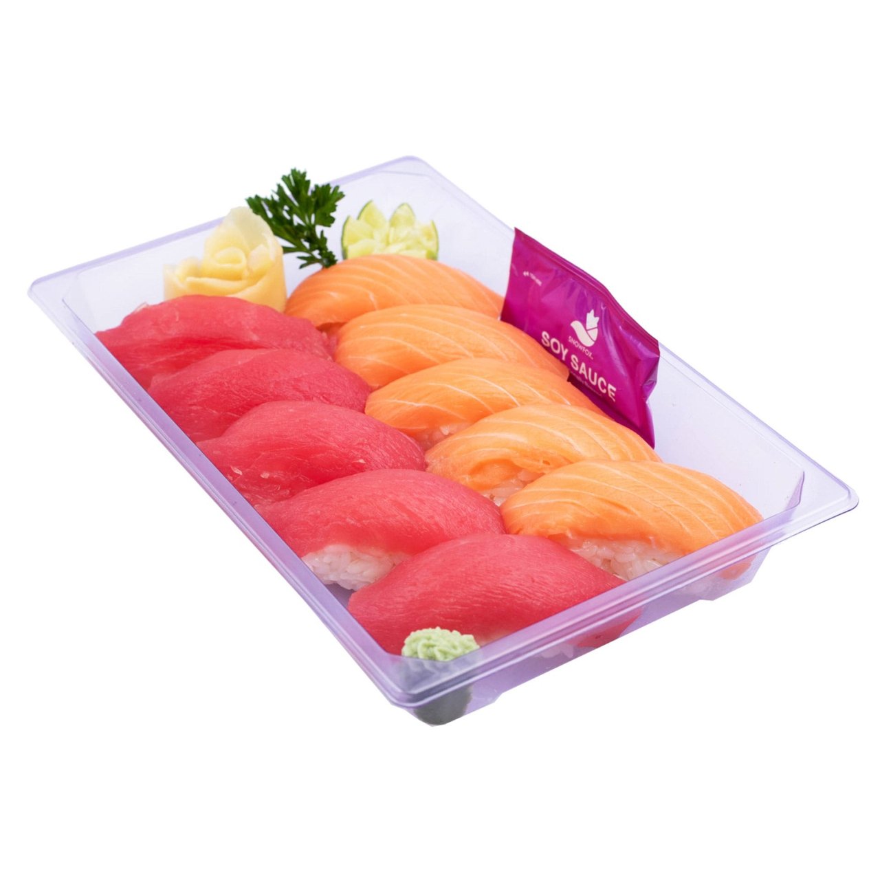 Snow Fox Sushi Nigiri Deluxe 10 Pcs - Image 1