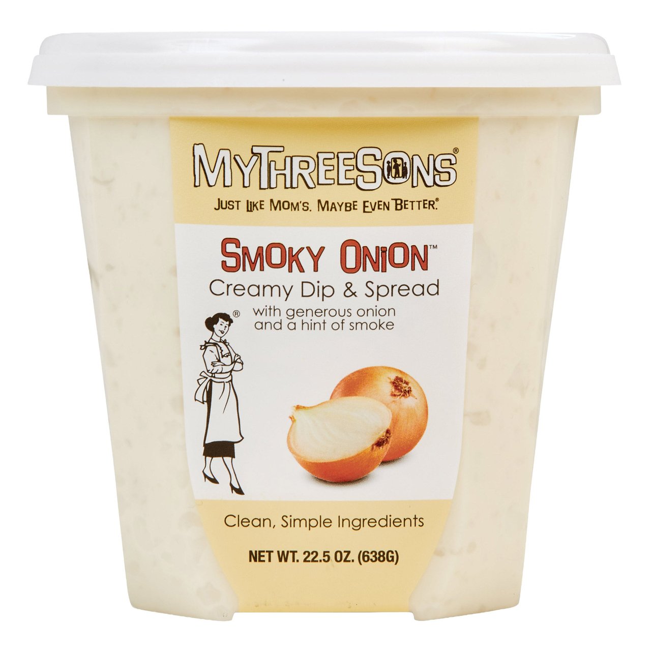 MyThreeSons Gourmet Smoky Onion Creamy Dip & Spread 22.5 oz - Image 1