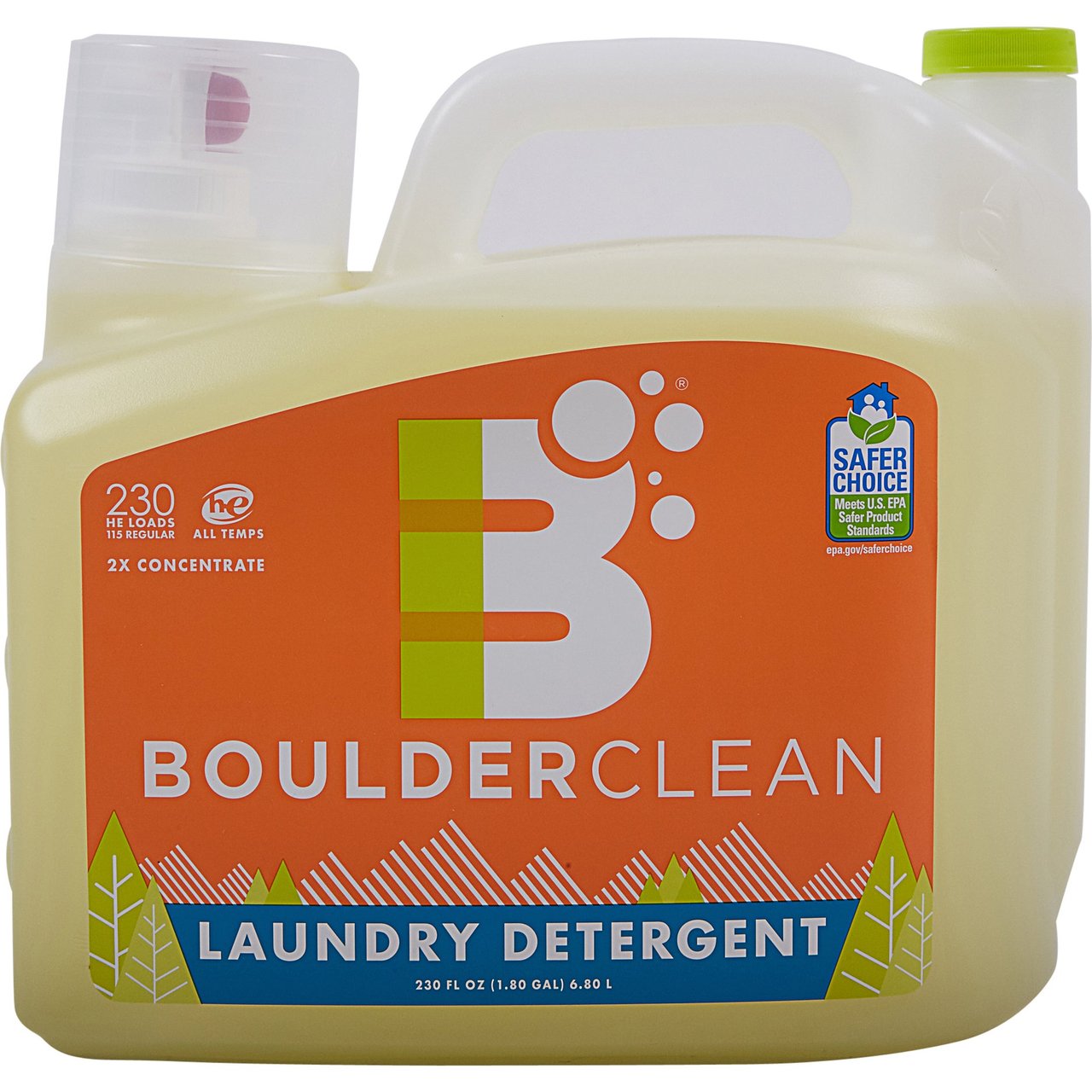 Boulder Clean Laundry Detergent, 230 Loads / 230 Ounces - Image 1