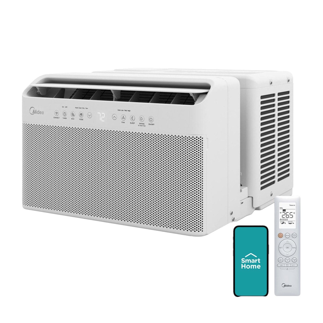 Midea 12,000 BTU U-Shaped Window Air Conditioner Without MShield