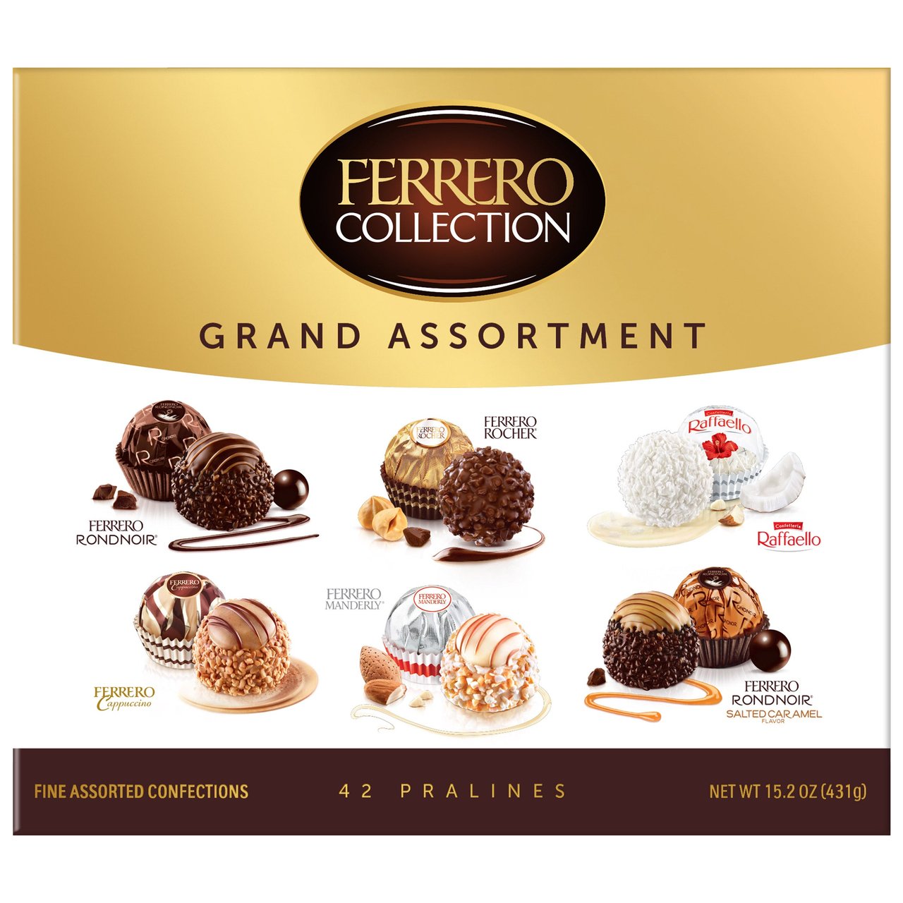 Ferrero Grand Assortment 42 CT 15.2 Ounces - Image 1