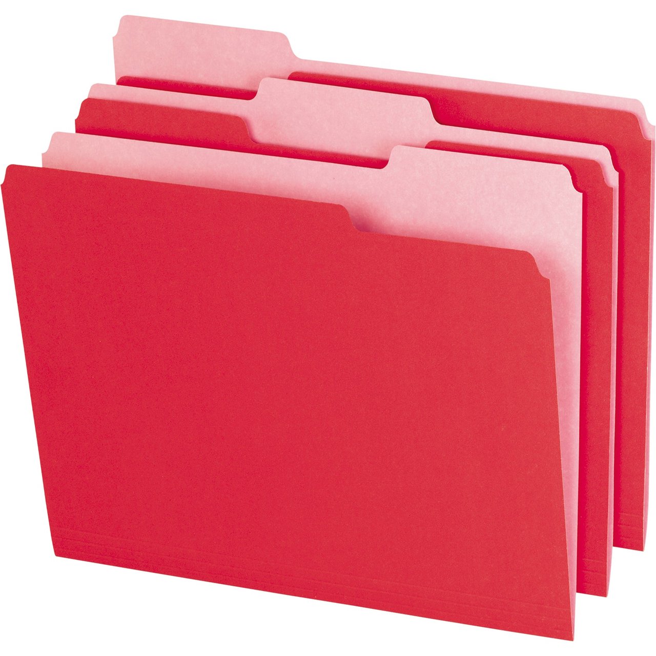Pendaflex Red Top Tab File Folders, Letter Size, PFX15213RED, 100 Count