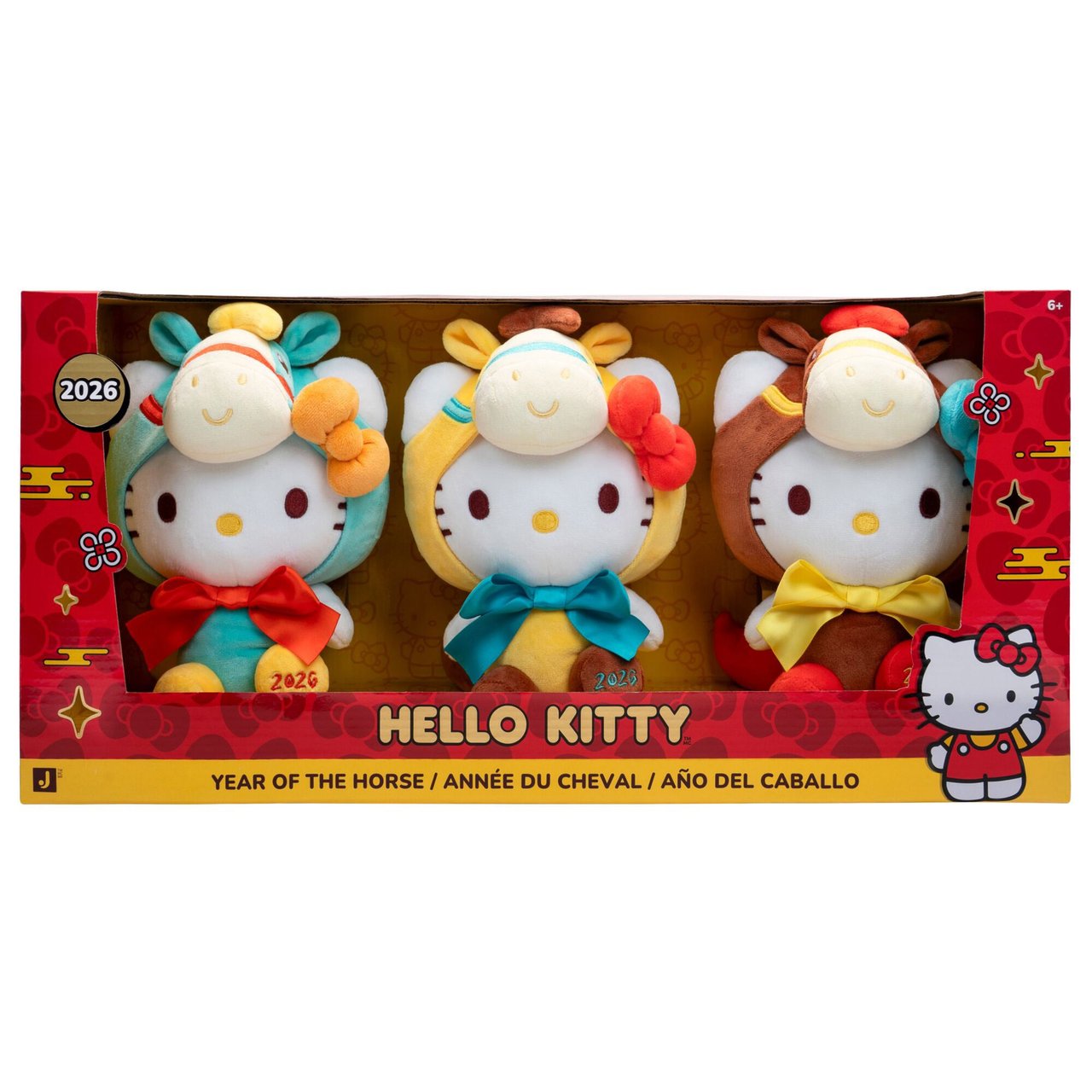Hello Kitty Year of the Horse 8" Plush Assortment - Image 1