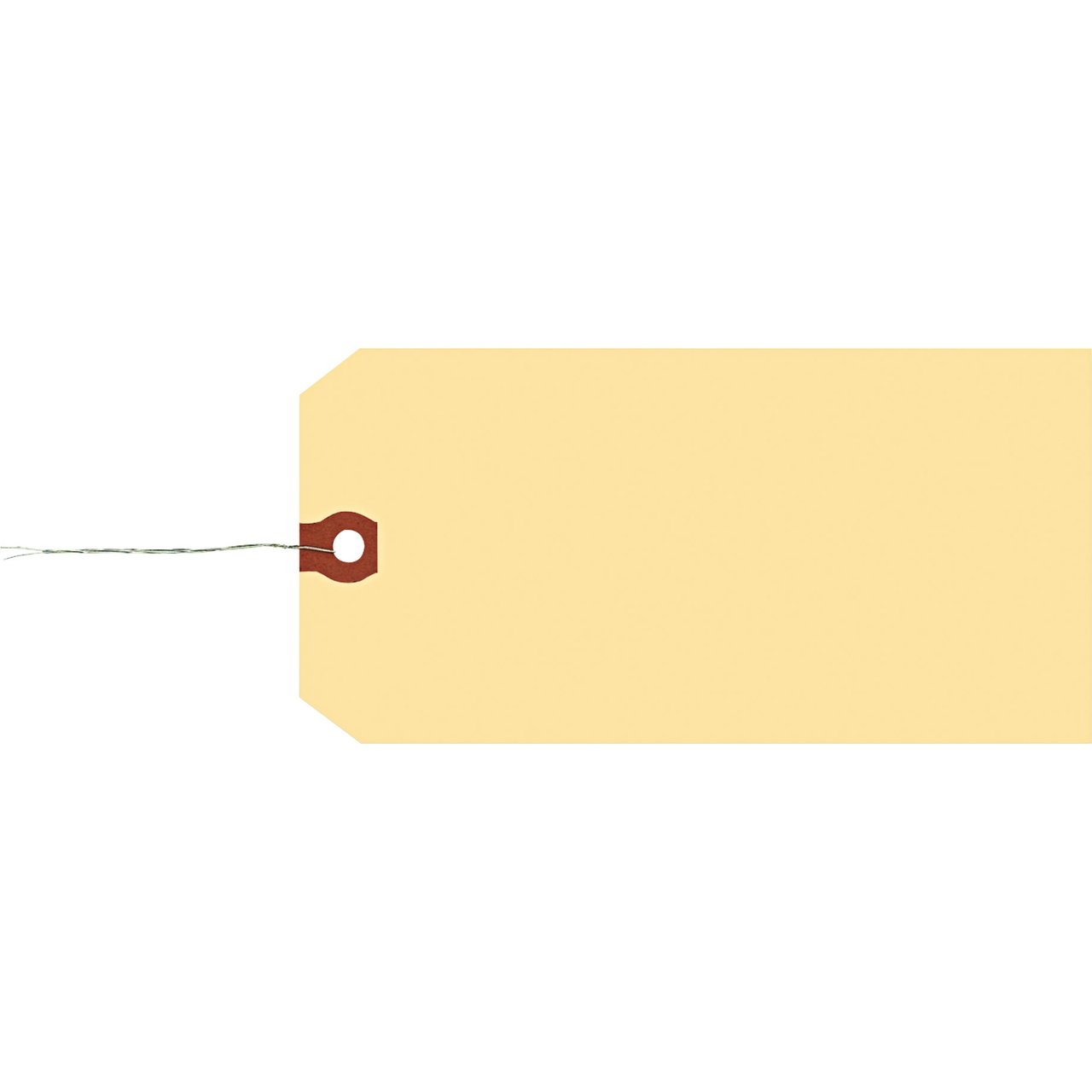 Avery Shipping Tags 4-3/4" x 2-3/8" Double Wire Manila, 1,000 Tags (AVE12605) - Image 1