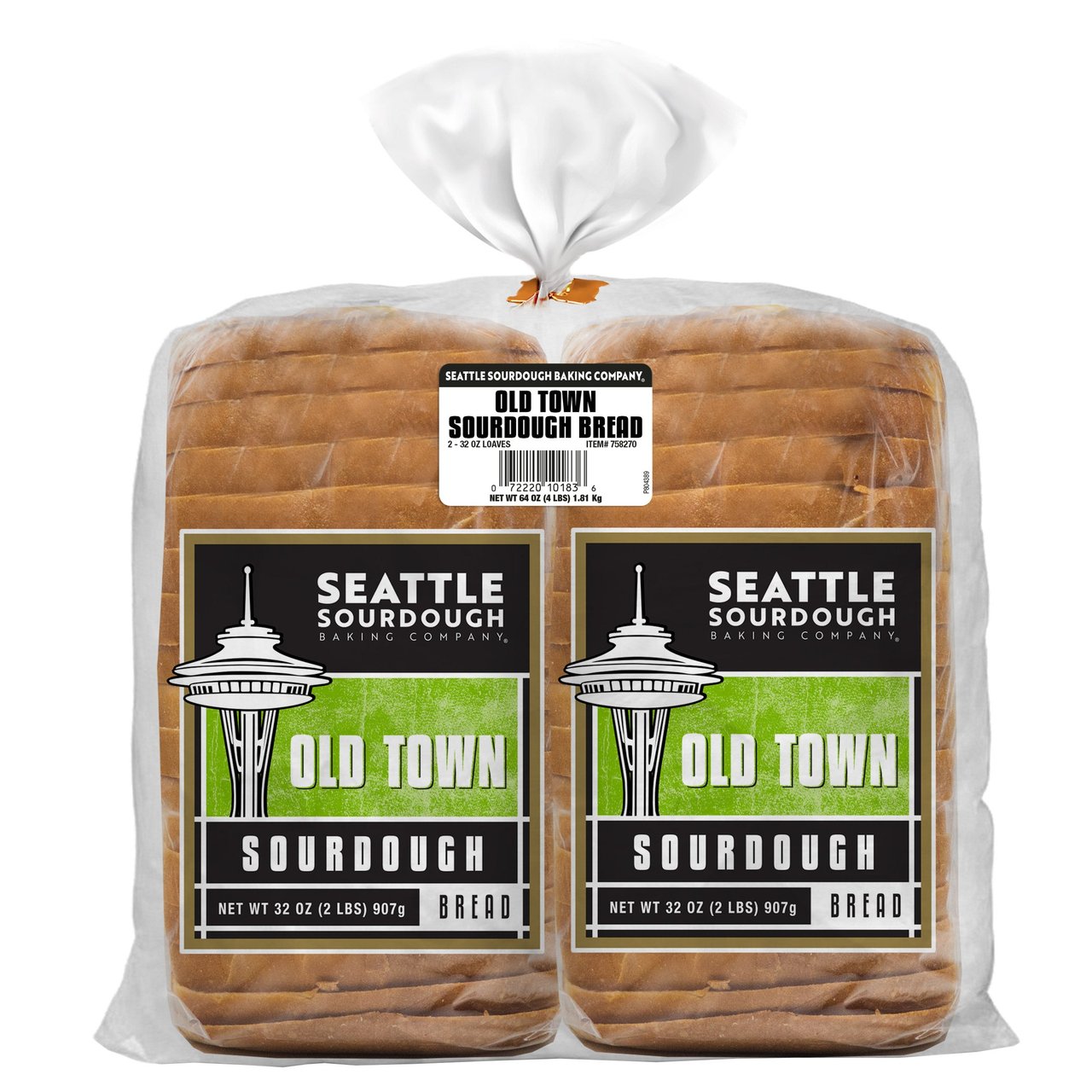 Seattle Sourdough Old Town Sourdough Bread, 2 x 32 oz - Image 1