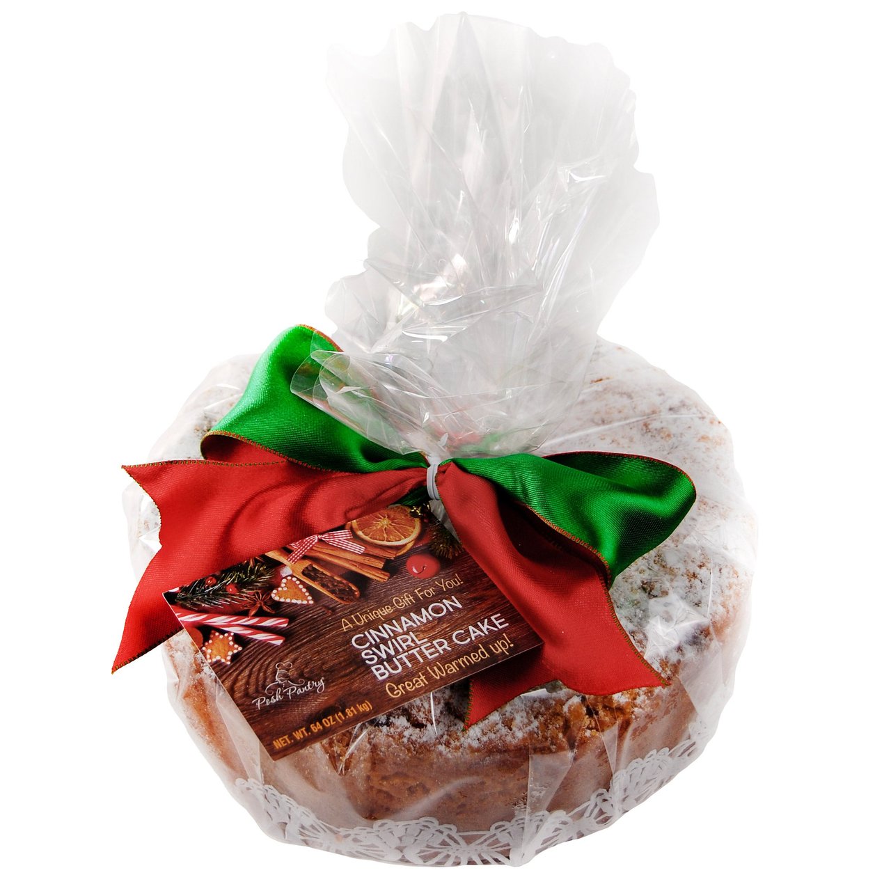 Jean's Posh Pantry Cinnamon Swirl Butter Cake 64 oz (4 lbs) - Image 1
