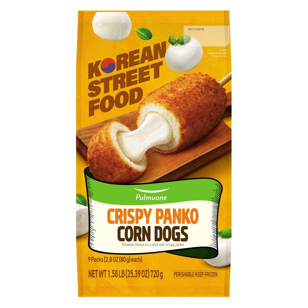 Pulmuone Crispy Potato Corn Dogs 25.4 oz - Image 1