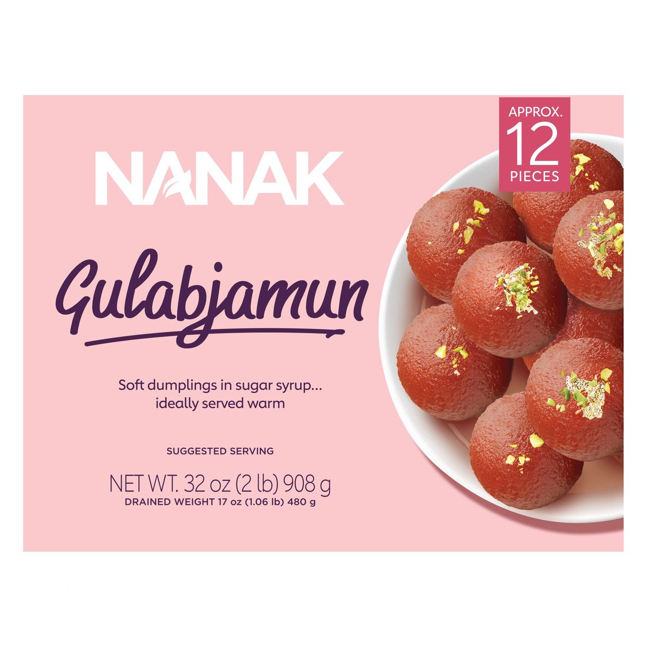 Nanak Gulab Jamun 32 oz (2 lbs) - Image 1