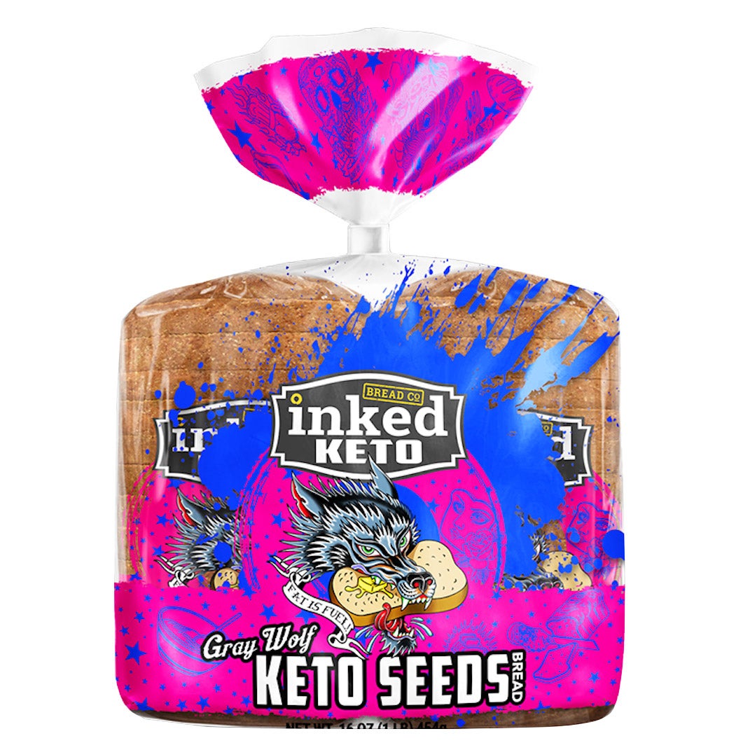 Inked Bread Company Timber Wolf Keto Seeds Bread 2/18 oz - Image 1
