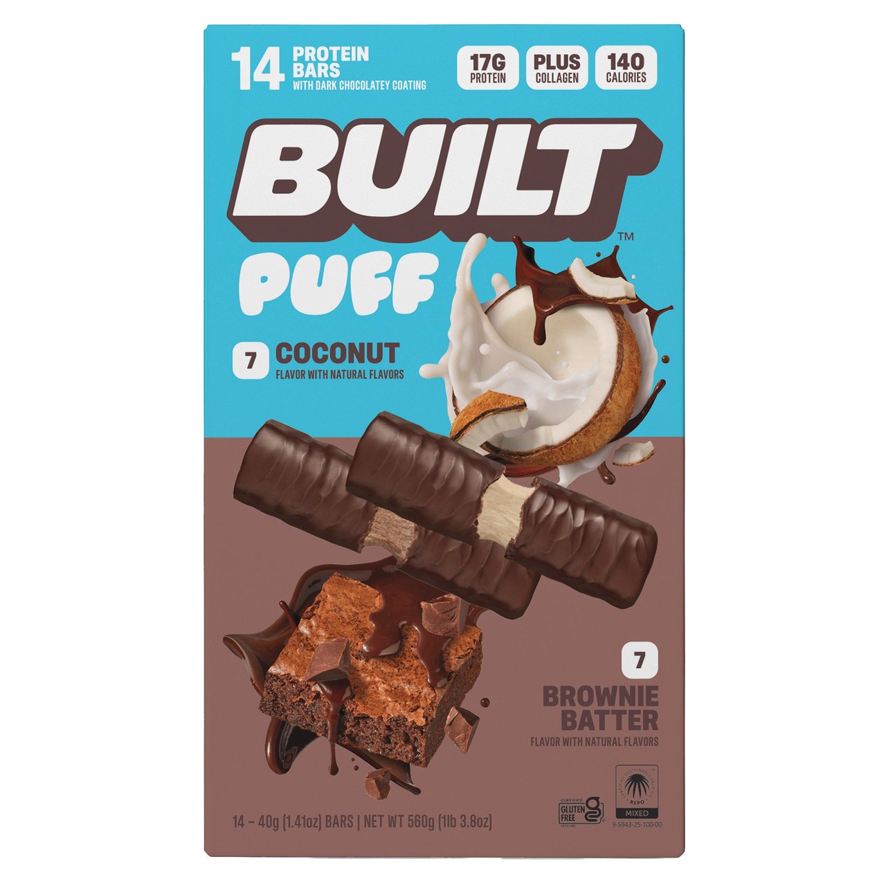 Built Bar Puffs Variety 14/1.41 oz - Image 1