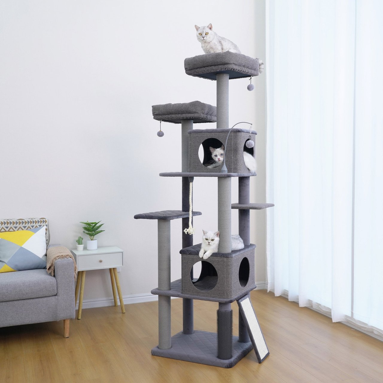 Catry Kingdom Cat Tree 78.7" - Image 1