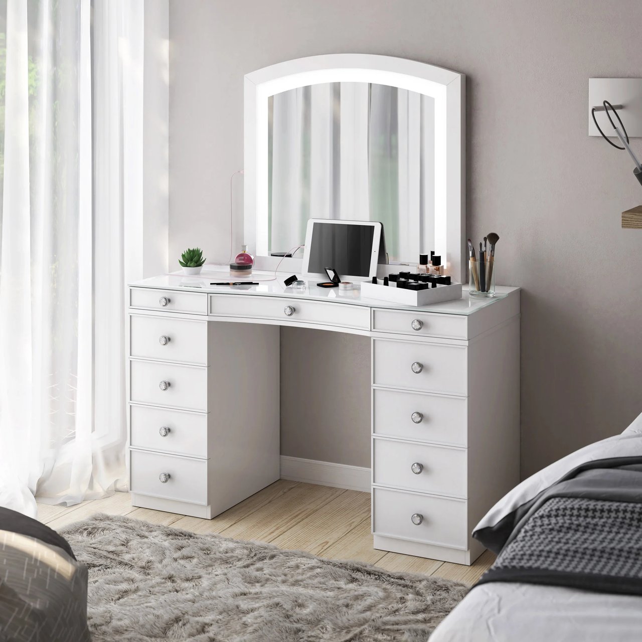 Tresanti Heidi Vanity Double Pedestal - Image 1