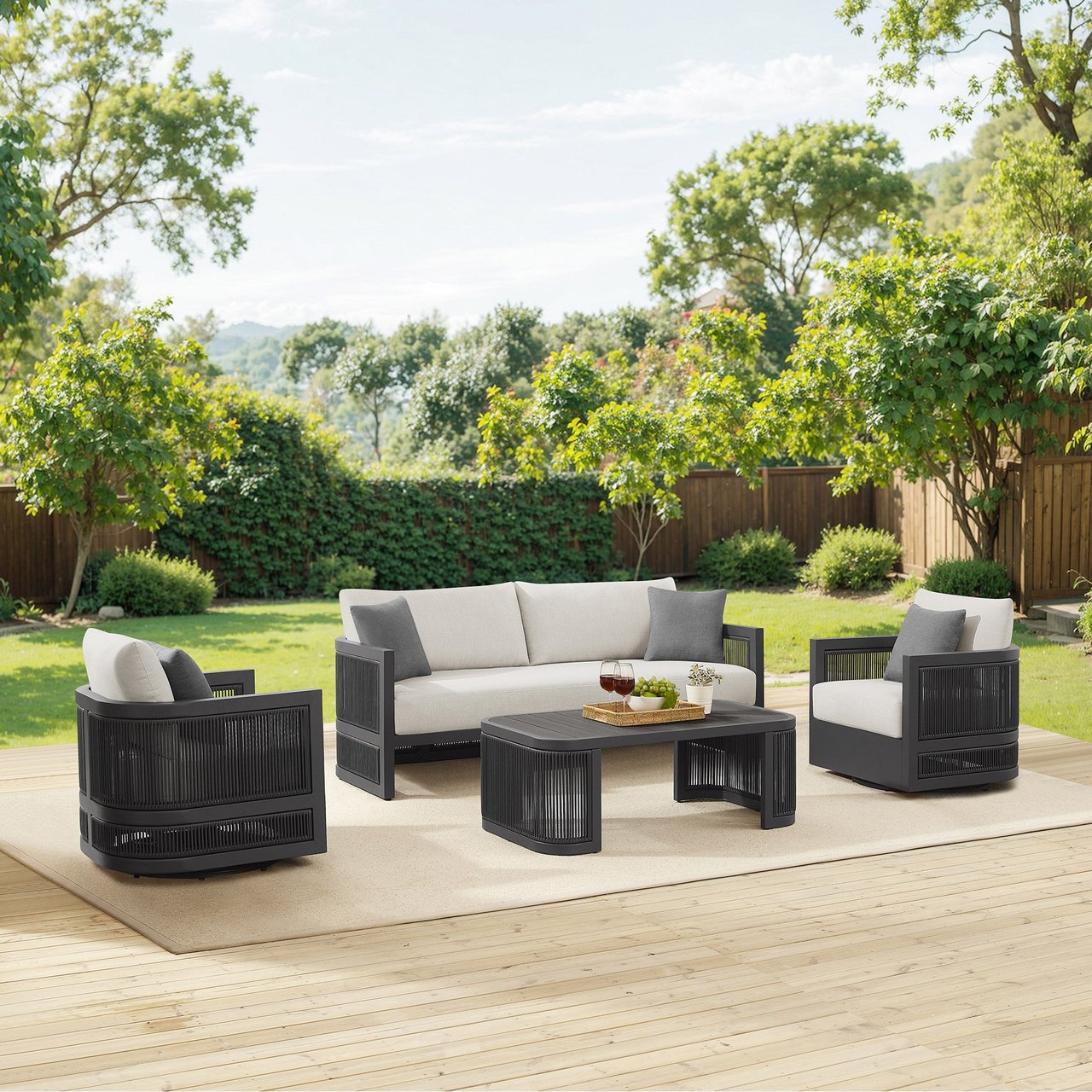 Henredon Annalise 4-Piece Deep Seating Set - Image 1