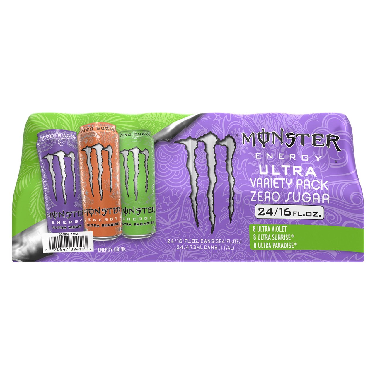 Monster Ultra POP Variety Pack 24 ct / 16 oz - Image 1