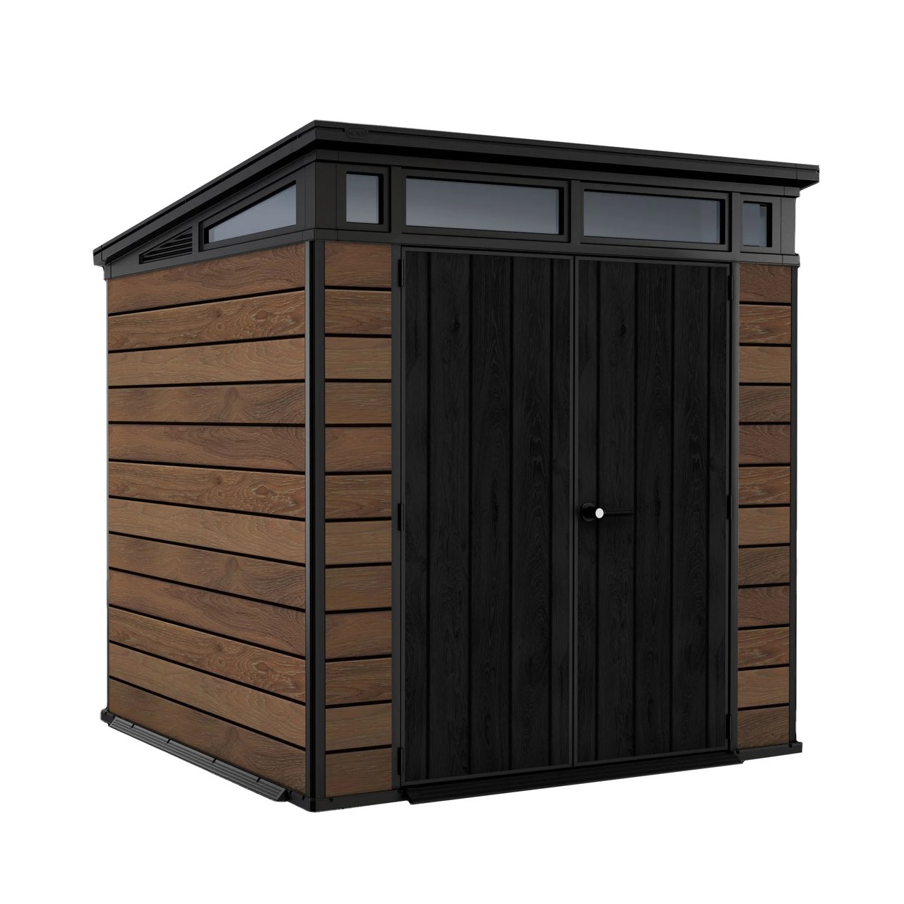 Keter 7' x 7' Resin DecoCoat Shed - Image 1
