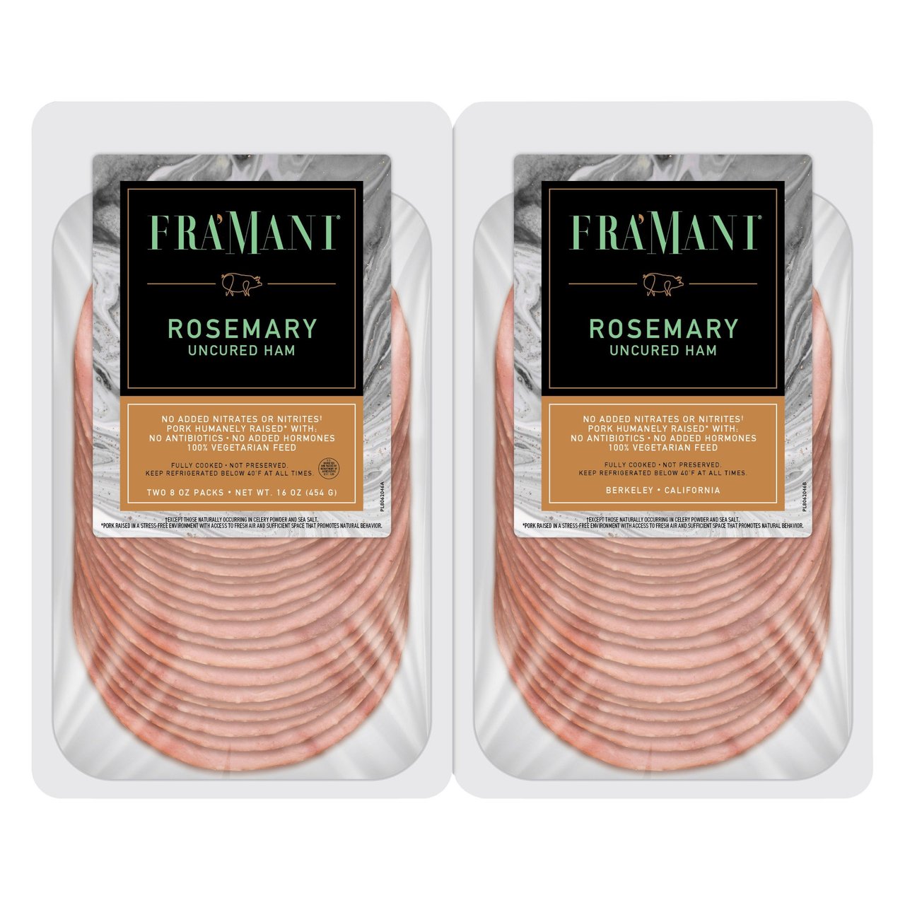 Fra'Mani Rosemary Ham 2 Pack 8 Ounces Each - Image 1