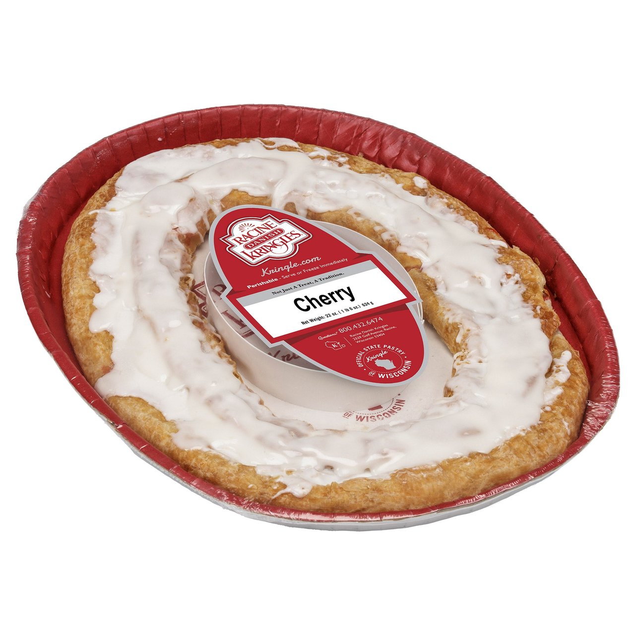 RACINE DANISH KRINGLE CHERRY KRINGLE 22 OUNCES