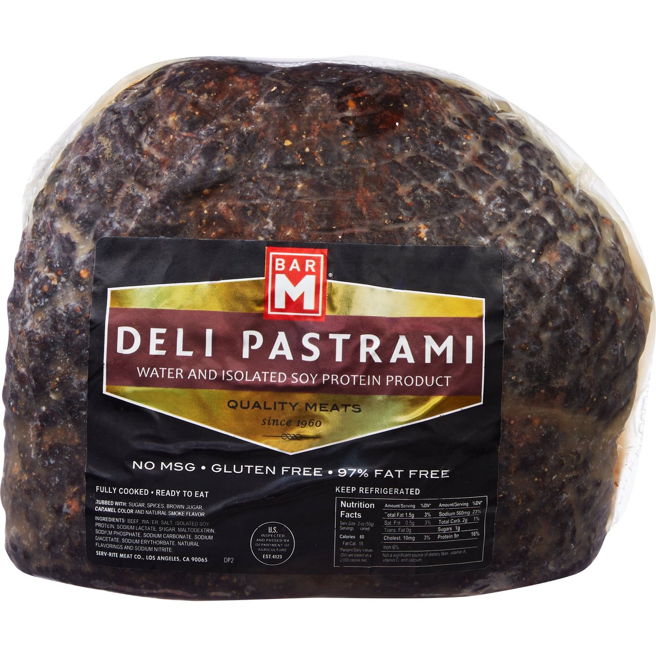 Bar M Deli Pastrami, Per Lb (Avg 6 lb) - Image 1