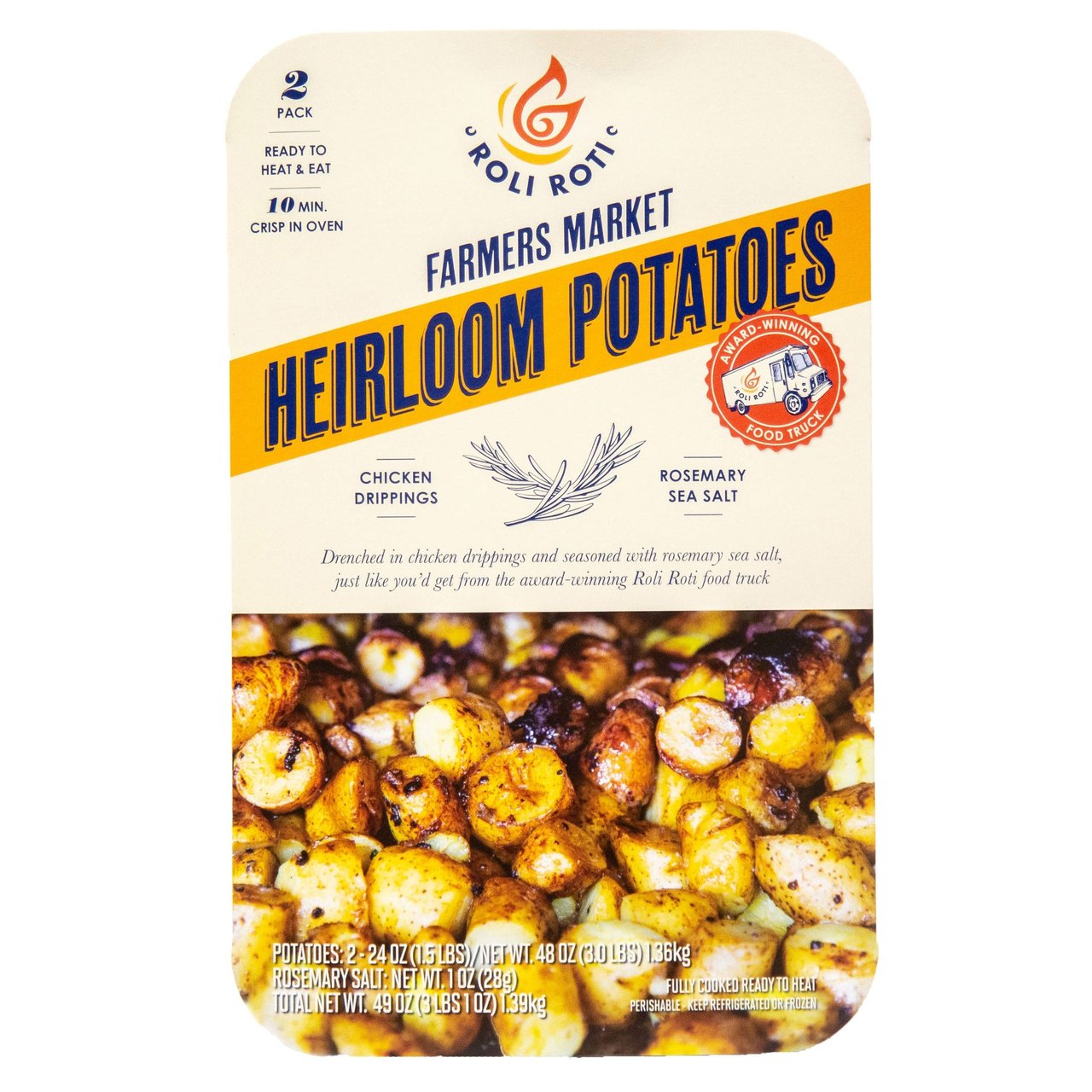 Roli Roti Rotisserie Potatoes, 2 Pack, 1.5 Pounds Each