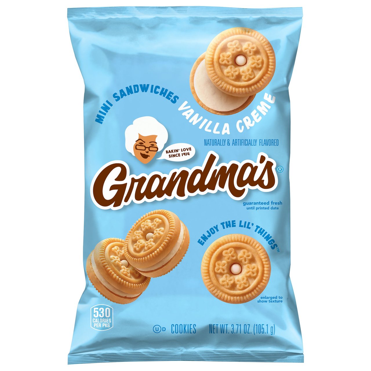 Grandma's Mini Vanilla Creme Sandwiches, 24/3.71 oz - Image 1