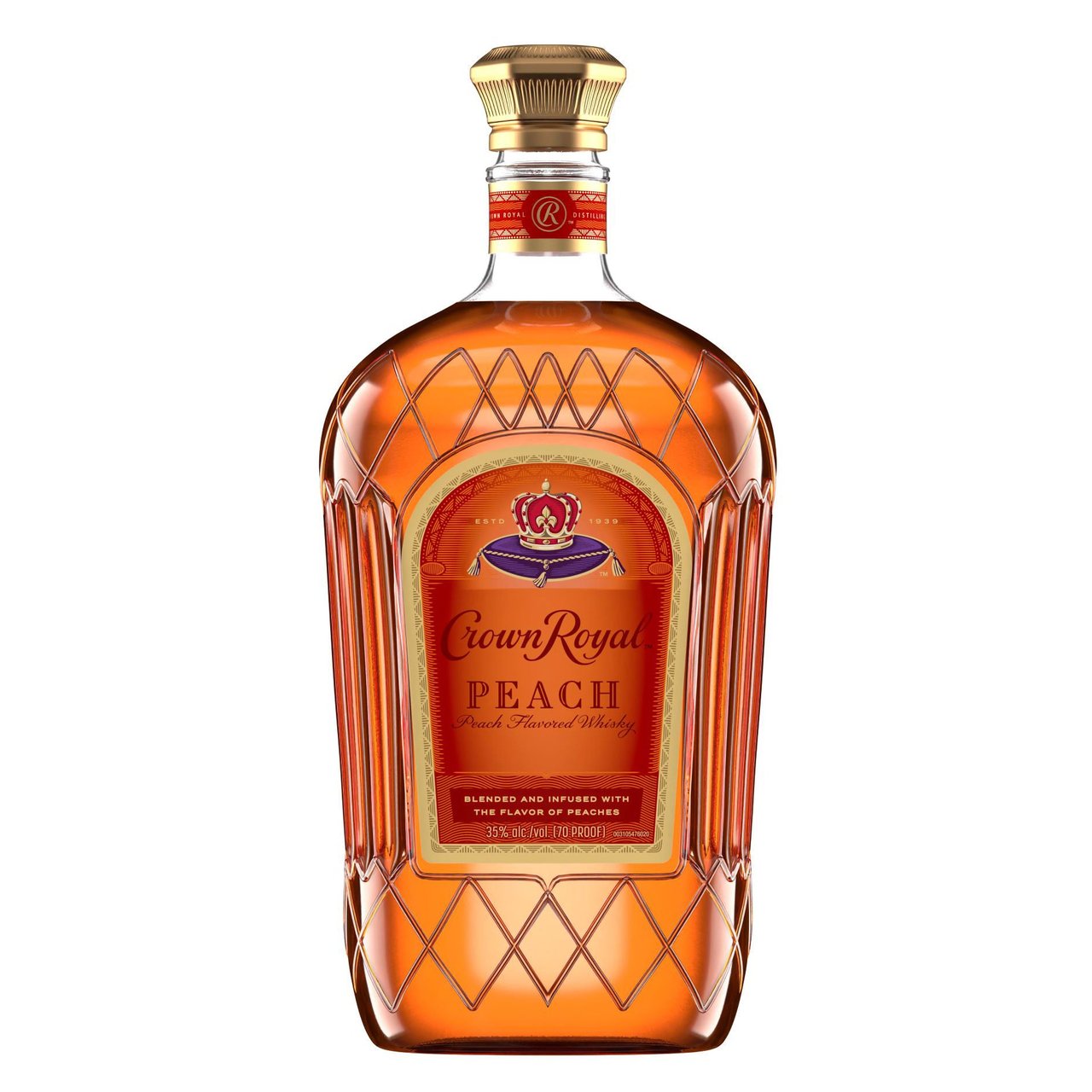 Crown Royal Peach Canadian Whisky 1.75L - Image 1