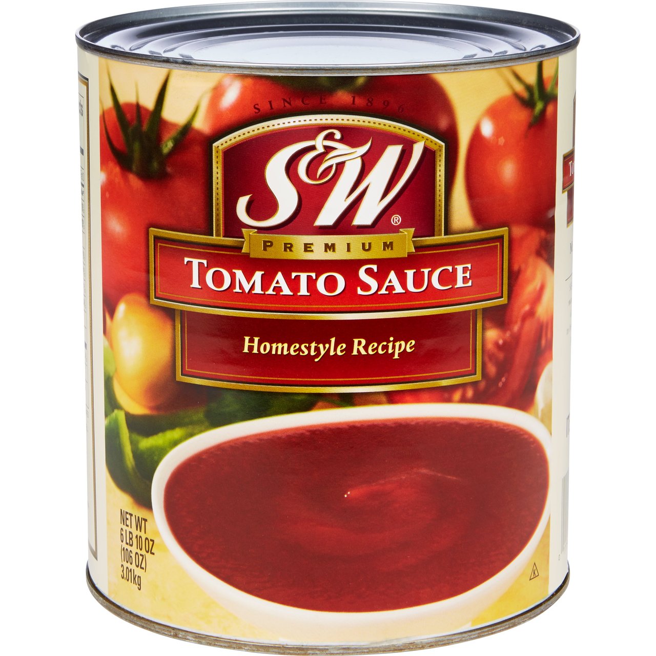 S&W Homestyle Tomato Sauce, #10 Can - Image 1
