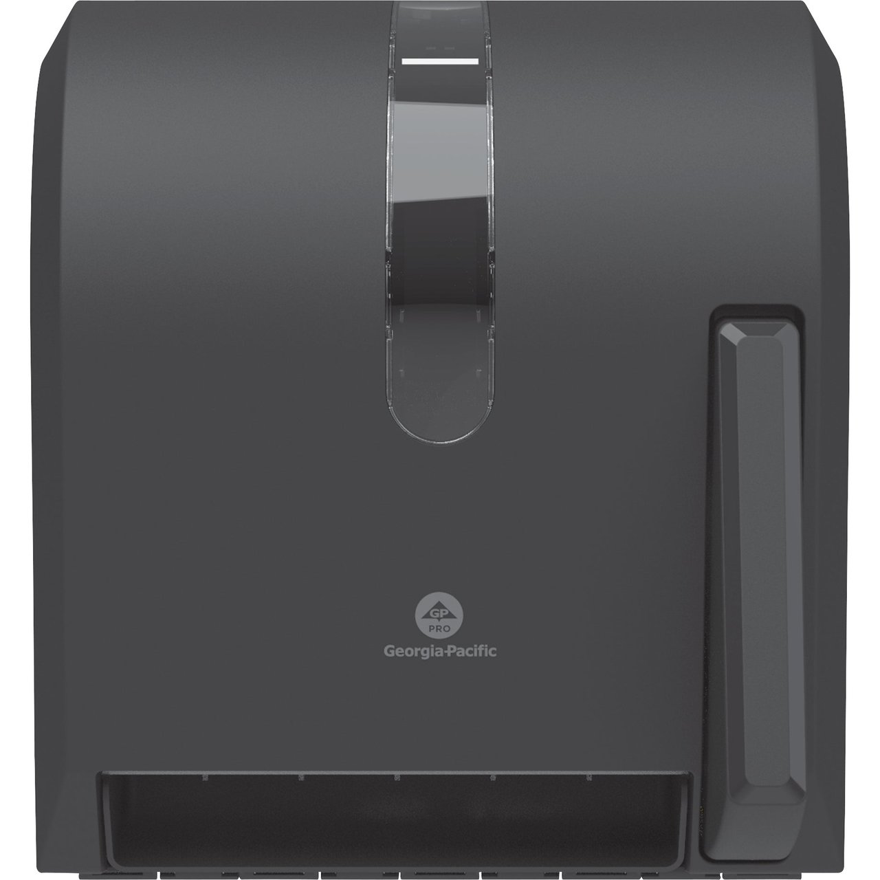 Georgia-Pacific Push Paddle Towel Dispenser GPC54338A Black - Image 1
