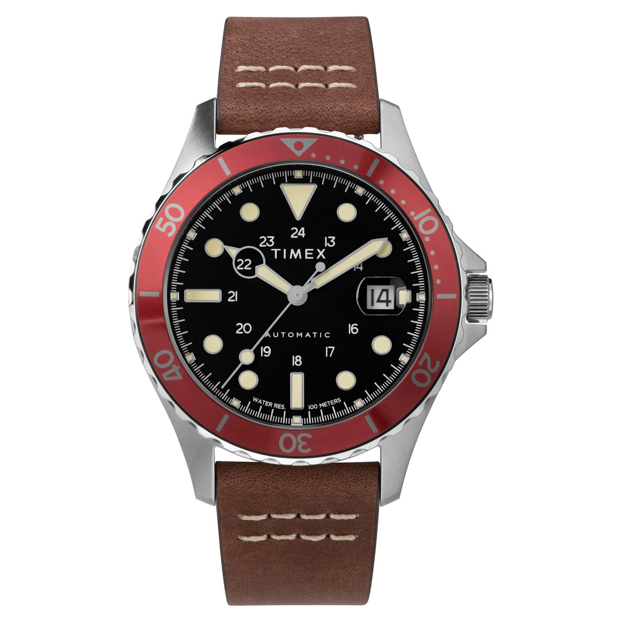 Timex Navi XL Black Dial Men's Automatic Watch - Image 1