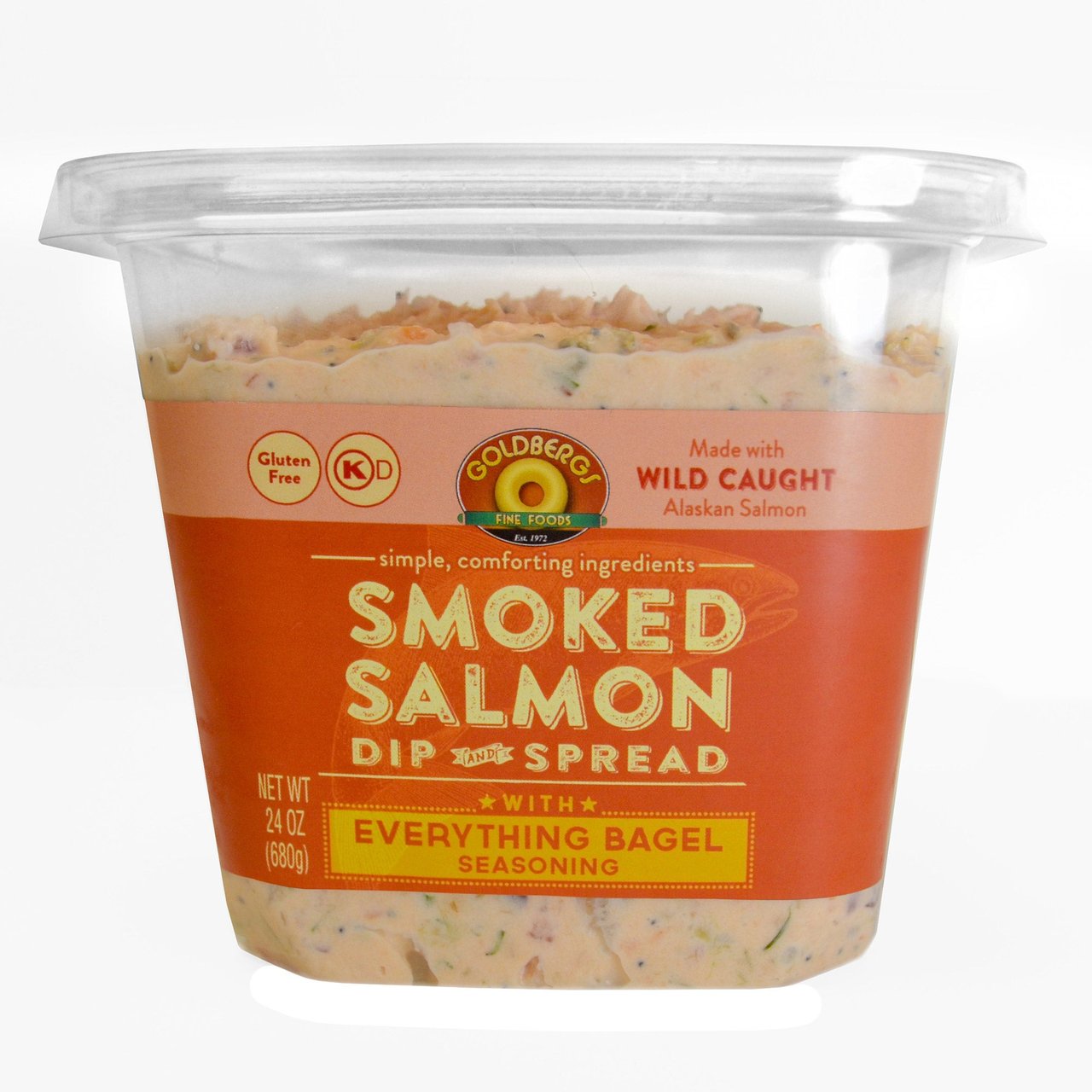 Goldberg's Fine Foods Smoked Salmon Dip 24 Ounces - Image 1