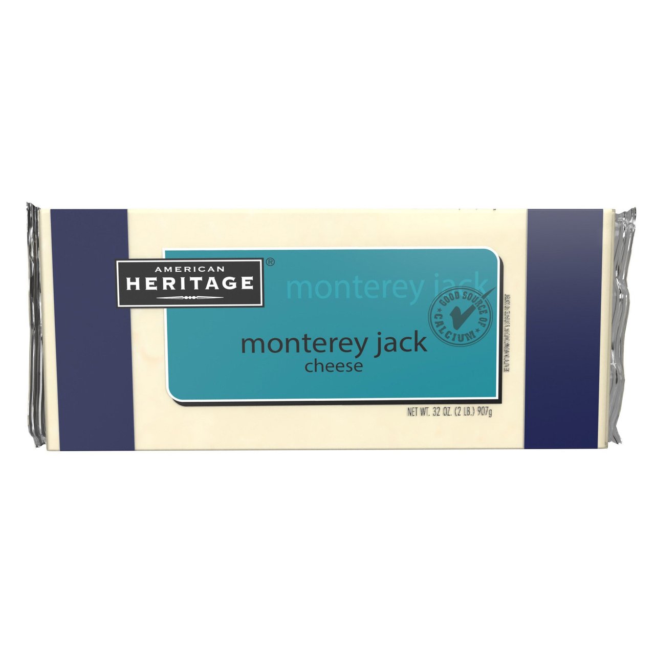 American Heritage Monterey Jack Cheese 2 lb - Image 1