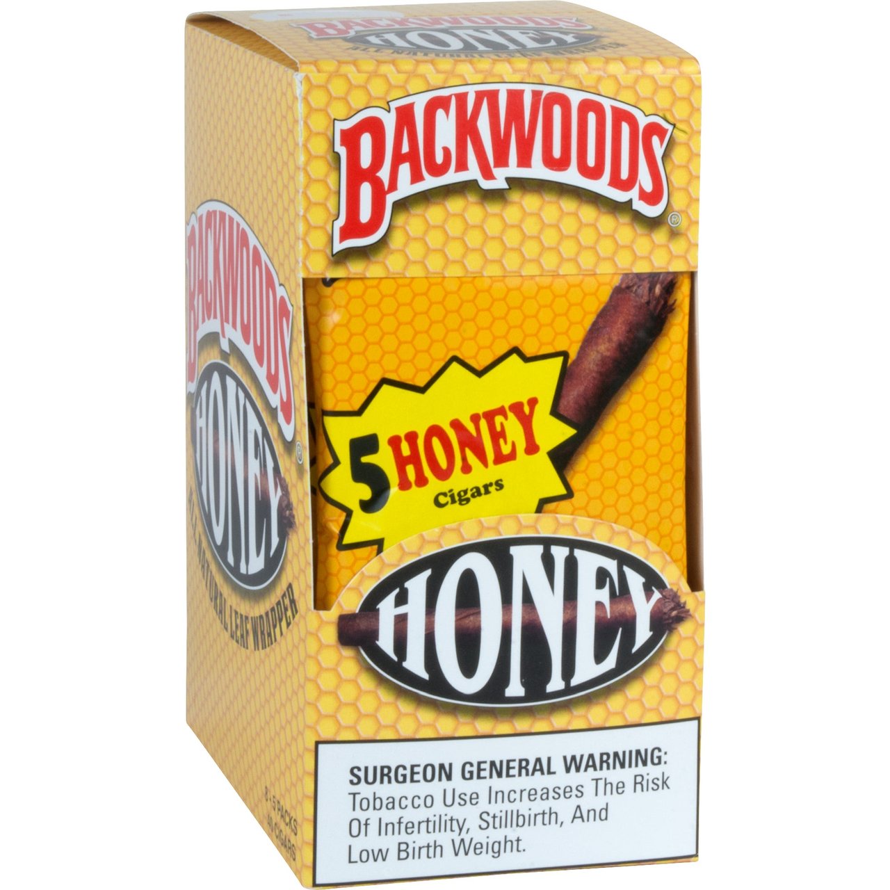 Backwoods Honey Cigarillo 8/5 Packs - Image 1