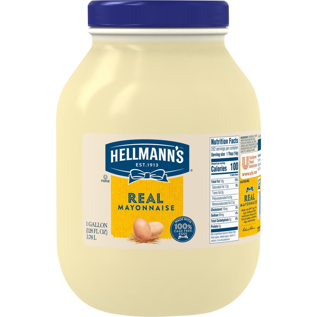Hellmann's Real Mayonnaise, 1 Gallon