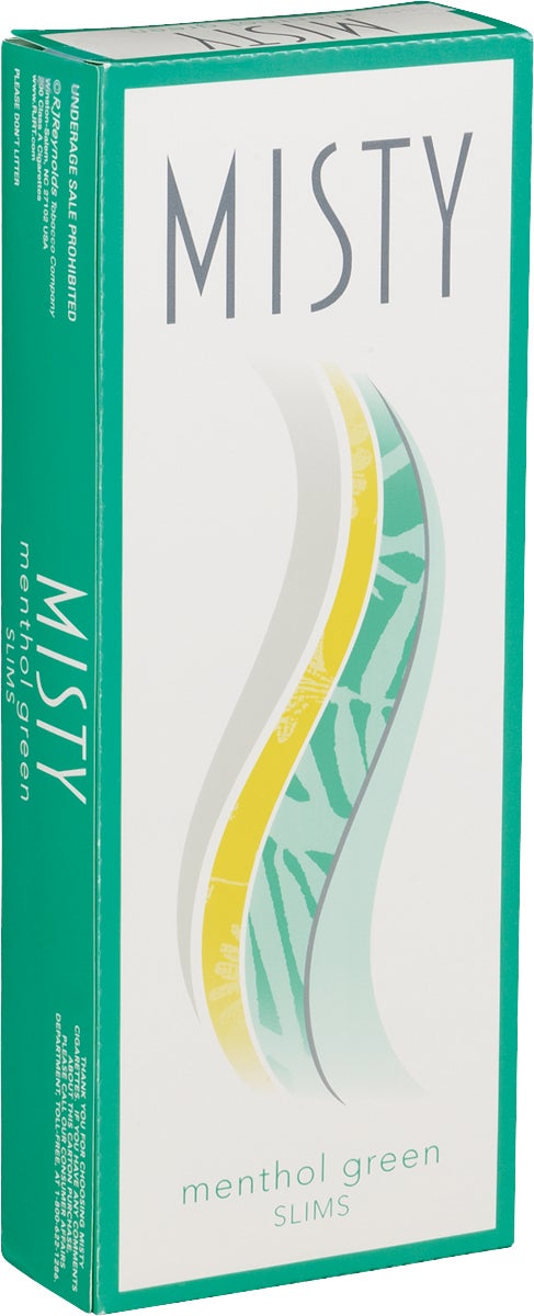 Misty Menthol Green 100's Box