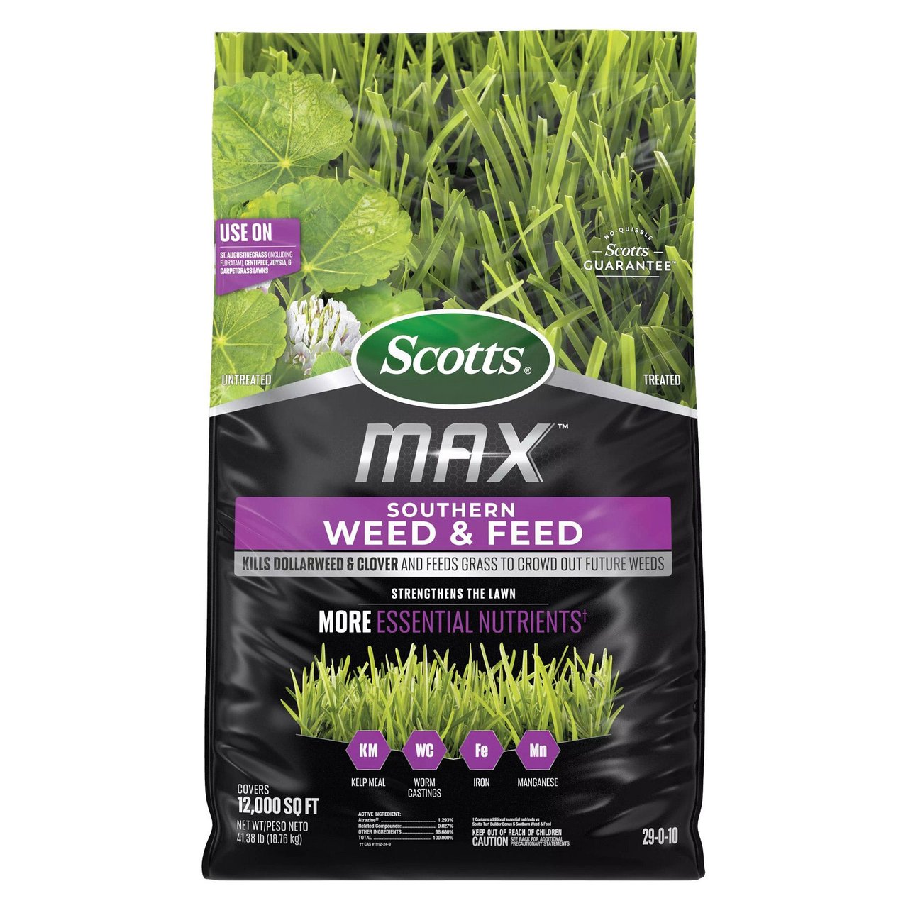 Scotts MAX Southern Weed & Feed, 12,000 Sq. Ft. - Image 1