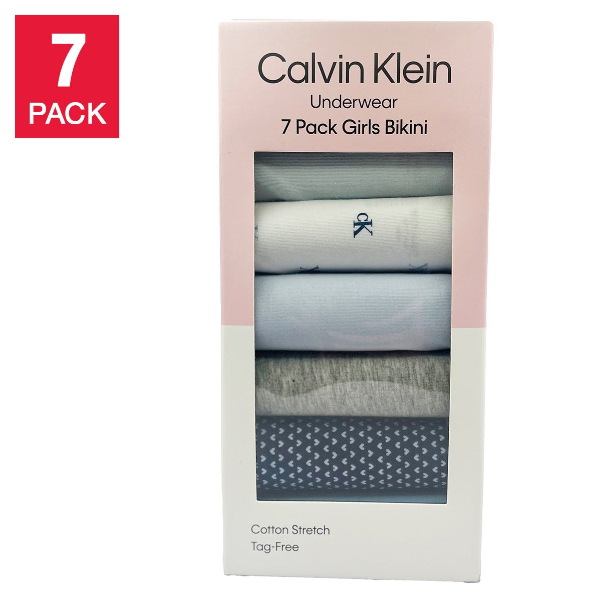 Calvin Klein Girl's Bikini 7-Pack - Image 1