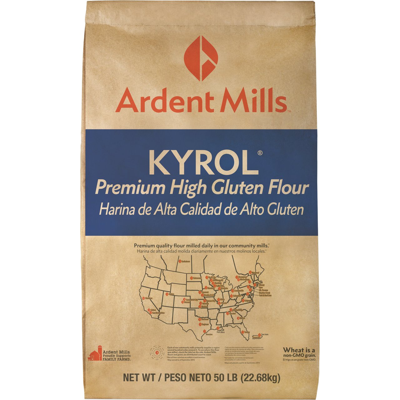 Ardent Mills Kyrol Premium High Gluten Flour, 50 lb