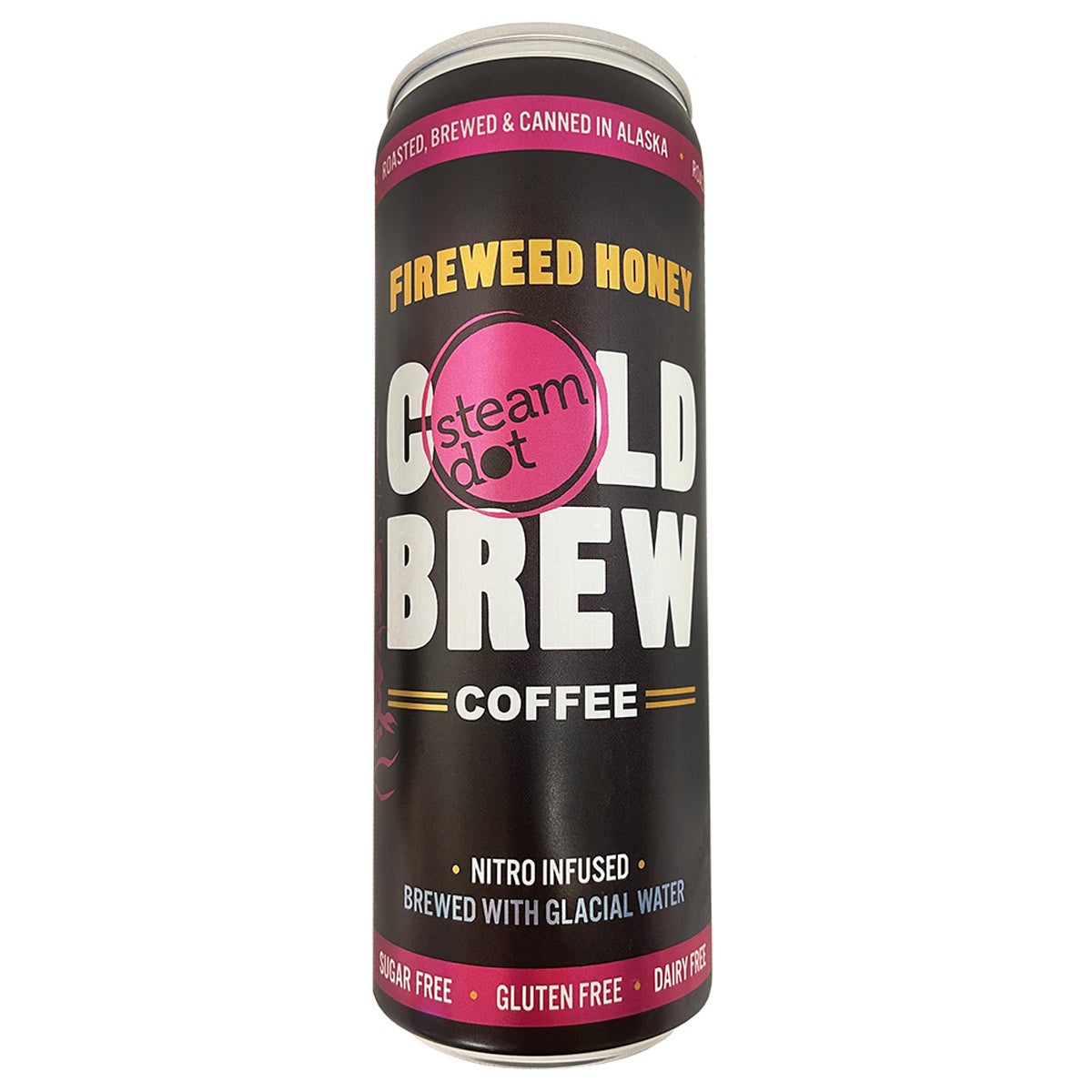 SteamDot Cold Brew Fireweed Honey, 12 fl oz, 12-Count - Image 1