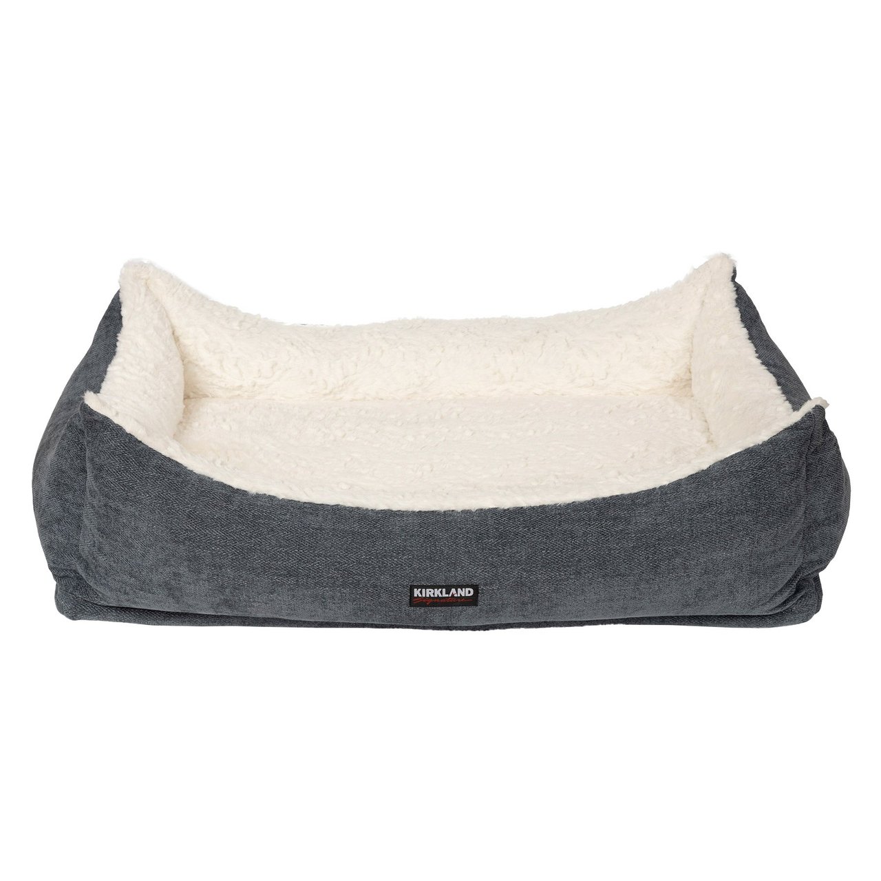 Kirkland Signature Pleated 2-in-1 Cuddler Pet Bed, 44" x 31" - Image 1