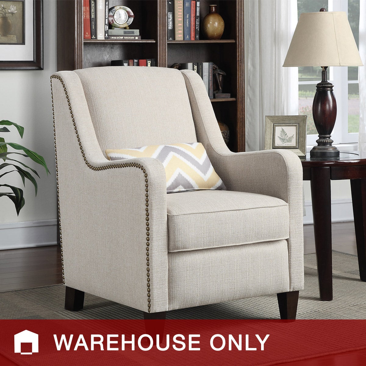 True Innovations Kaylin Fabric Accent Chair