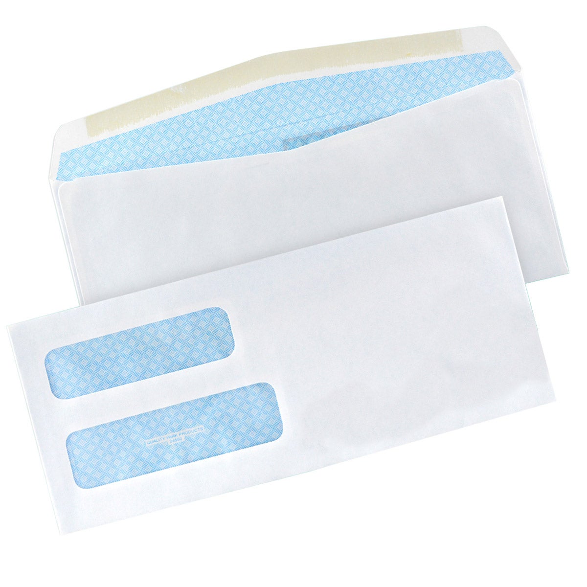 Quality Park #10 Double Window Security Tint Envelopes, 500 CT - Image 1