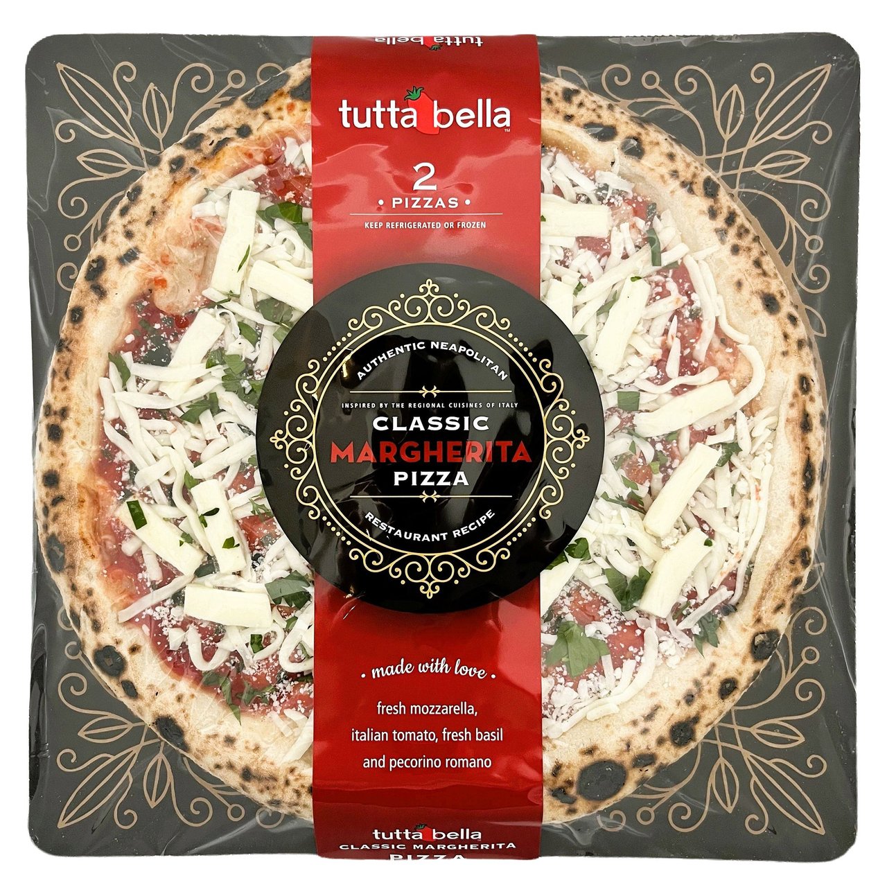Tutta Bella Margherita Pizza 2/19 oz - Image 1
