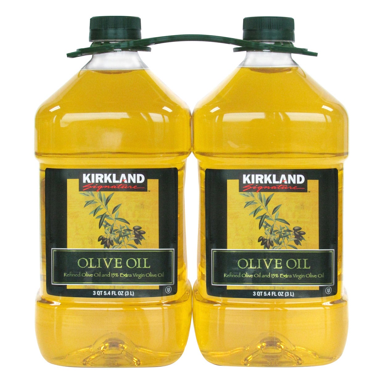 Kirkland Signature Refined Olive Oil 2/3 Liter Bottles - Image 1